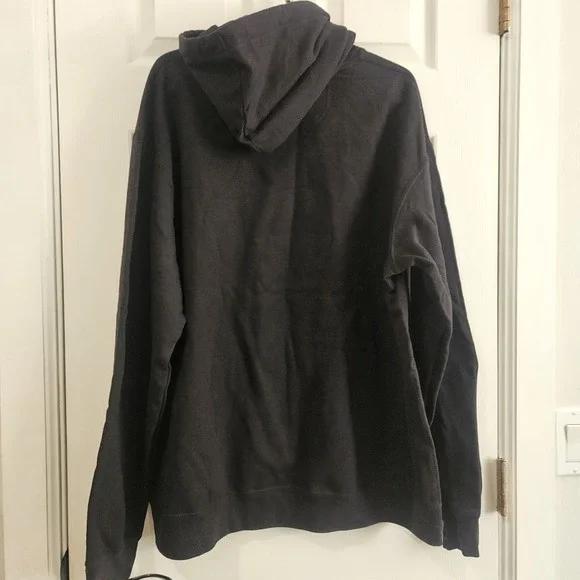 Port & Co New York Distressed-look Black Hoodie - Size XL - NWOT - Picture 8 of 11
